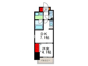 ドゥーエ立売堀の物件間取画像